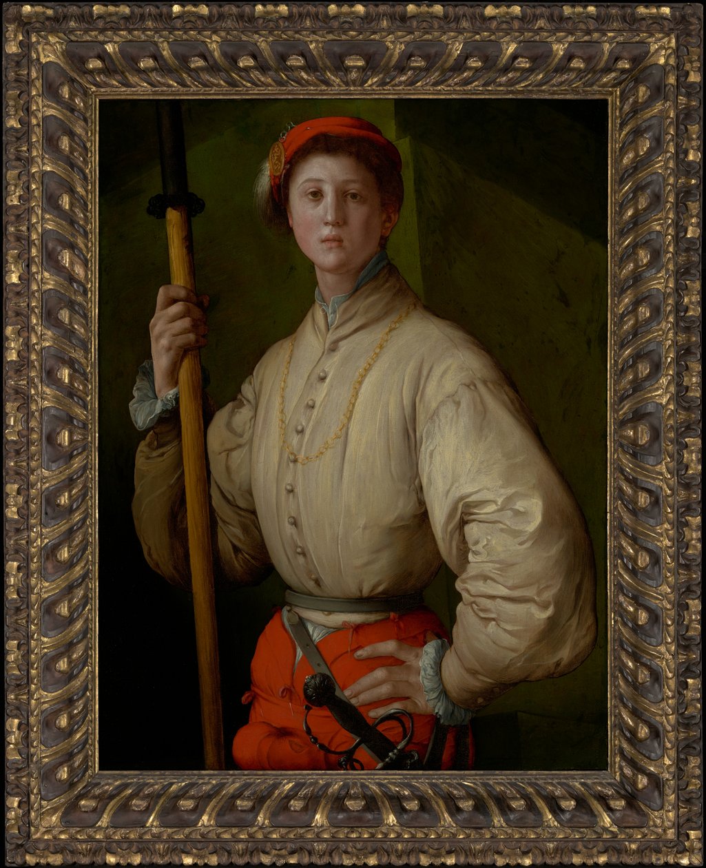 Halberdier portréja (Francesco Guardi) alkotó: Jacopo Pontormo