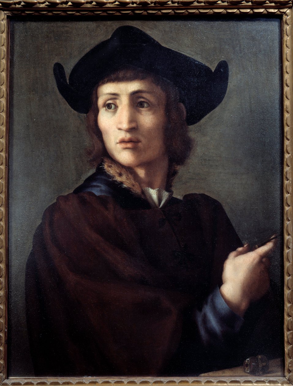 Egy ékszerész portréja. Jacopo (Iacopo) Carrucci dit il Pontormo (Pontormo) festménye (1494-1556) alkotó: Jacopo Pontormo