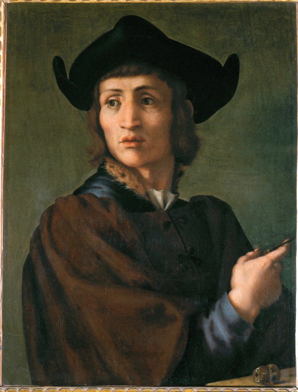 Egy ékszerész portréja ... alkotó: Jacopo Pontormo