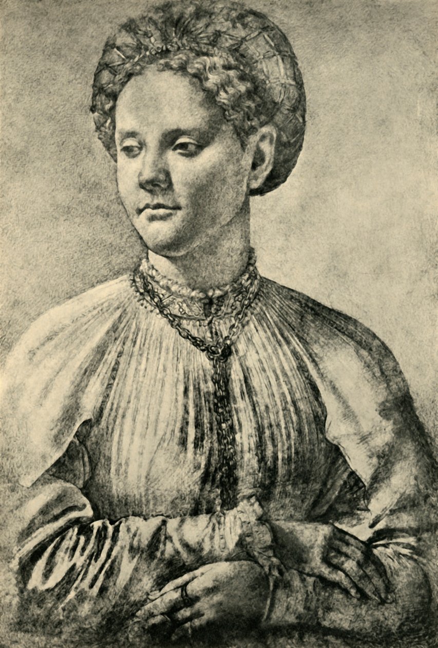 Női portré, c1515-1557, 1943. alkotó: Jacopo Pontormo