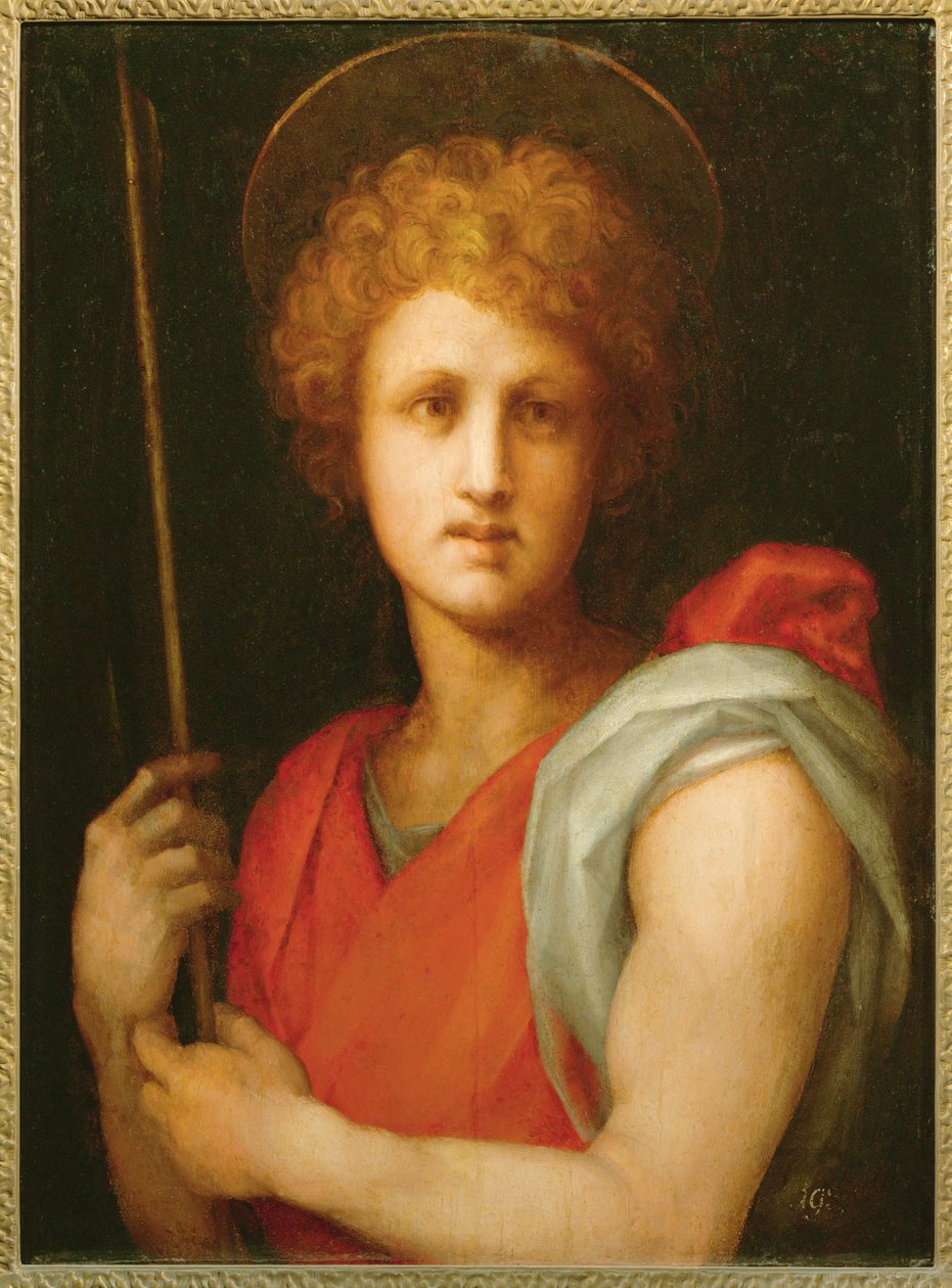 Keresztelő Szent János (festmény, vászon) alkotó: Jacopo Pontormo