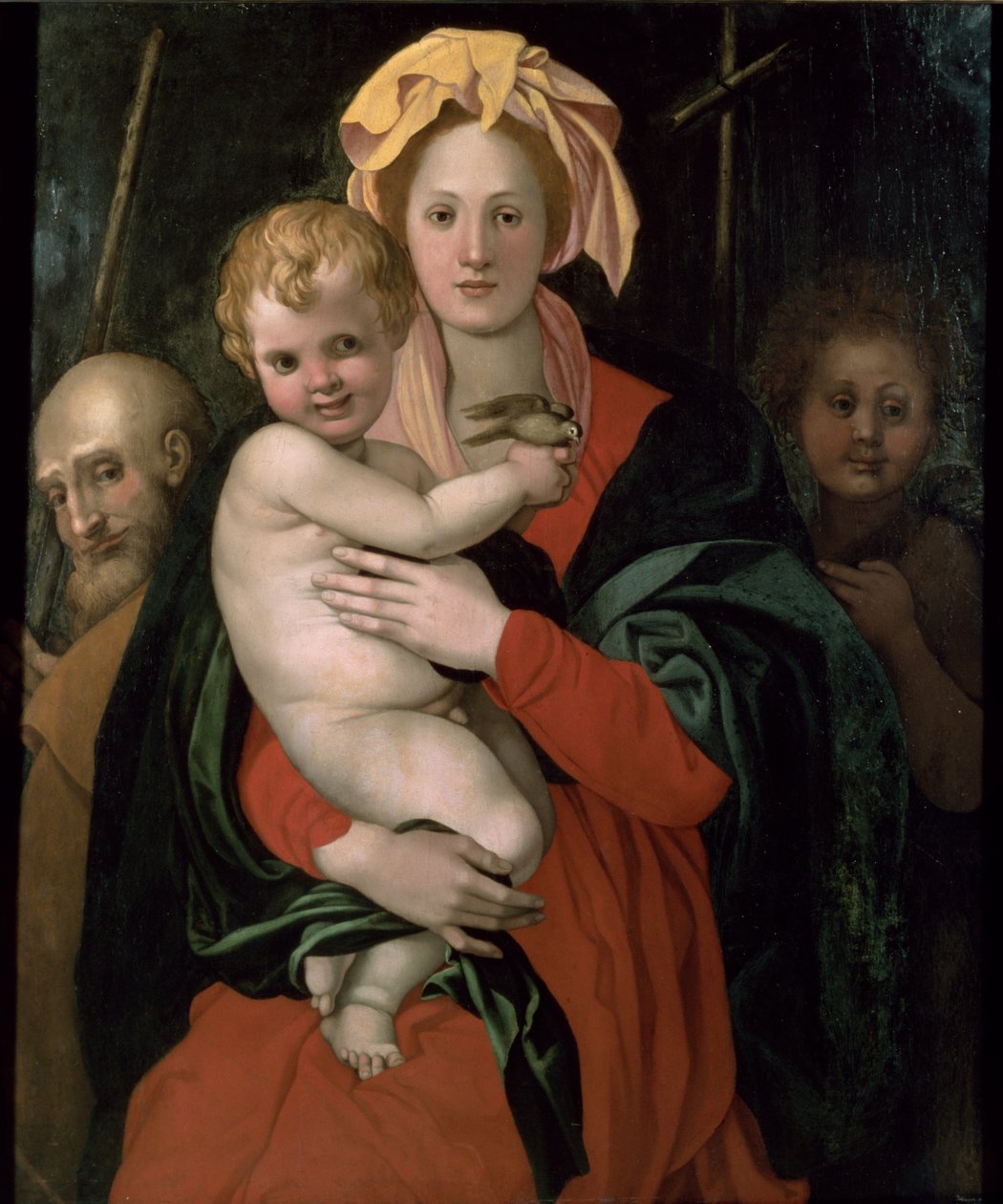 A Szent Család Szent Jánossal, 1522 után alkotó: Jacopo Pontormo
