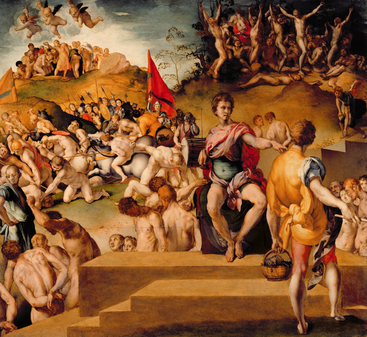 A thébai légió mártíromsága alkotó: Jacopo Pontormo