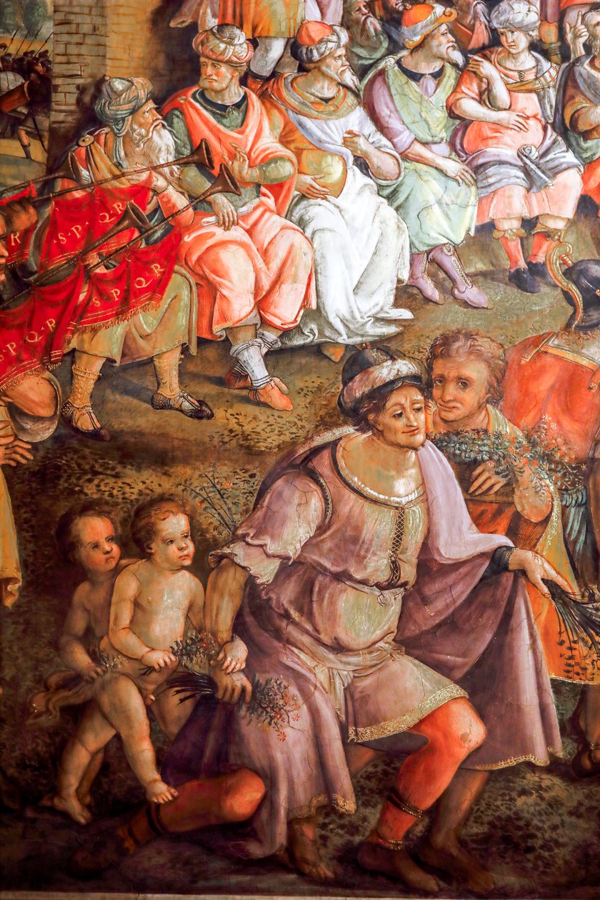 Hannibál és a pun háború (részlet) alkotó: Jacopo Ripanda