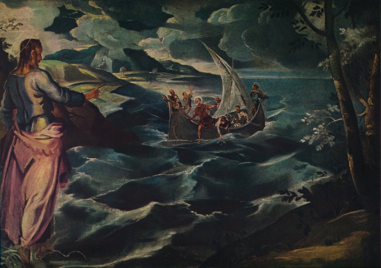 Krisztus a Galileai-tengernél, 1575-1580. alkotó: Jacopo Robusti Tintoretto