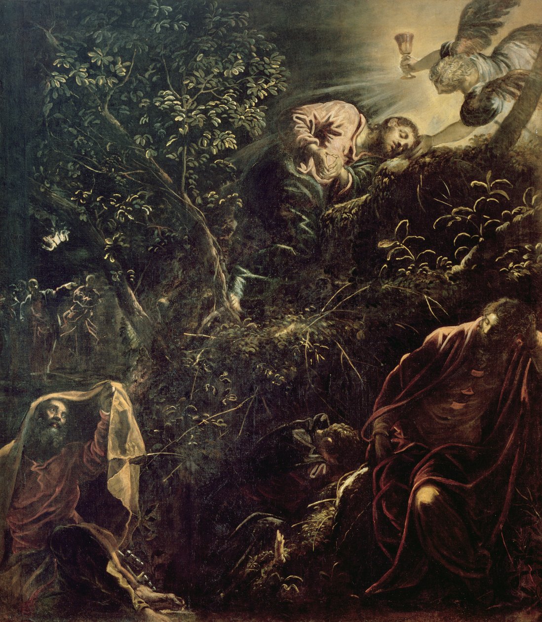 Krisztus a Gecsemáné kertben alkotó: Jacopo Robusti Tintoretto