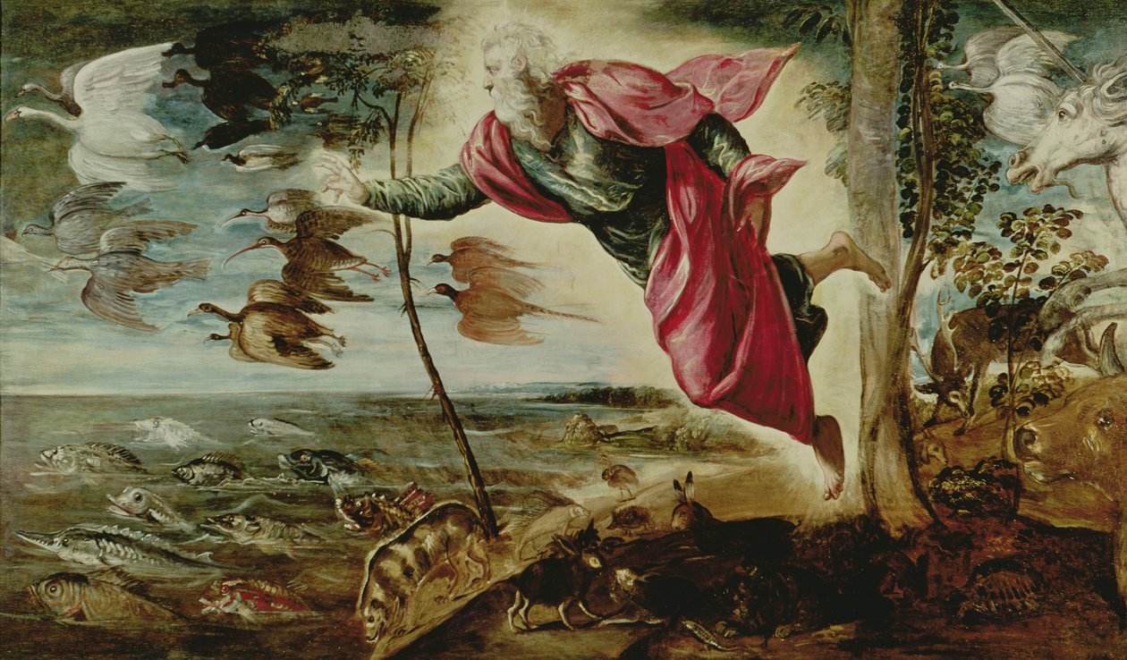Az állatok teremtése alkotó: Jacopo Robusti Tintoretto