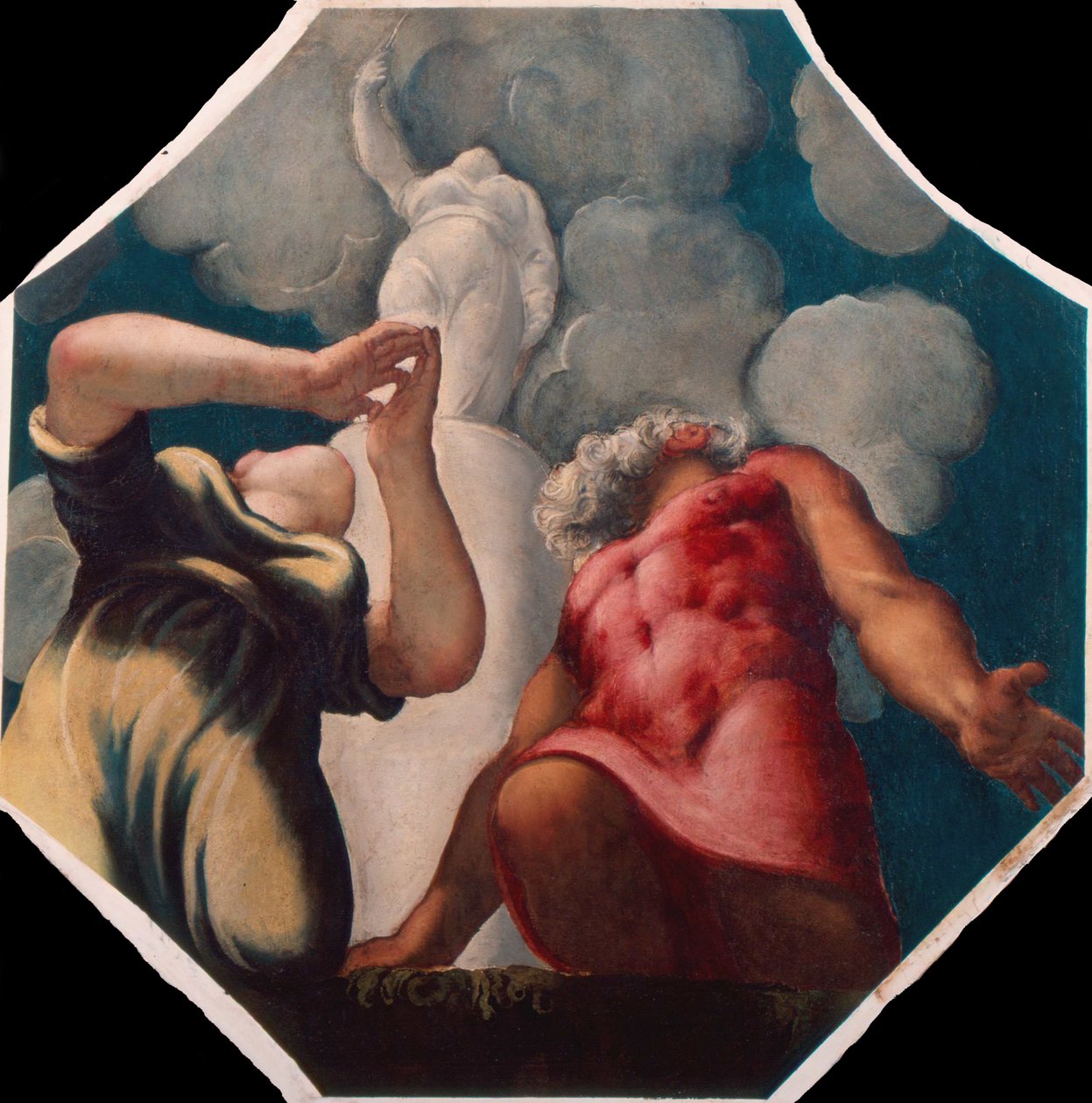Deucalion és Pyrrha alkotó: Jacopo Robusti Tintoretto
