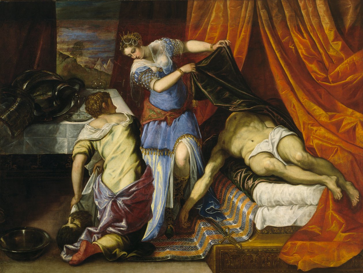 Judit és Holofernész, 1577 körül (olaj, vászon) alkotó: Jacopo Robusti Tintoretto
