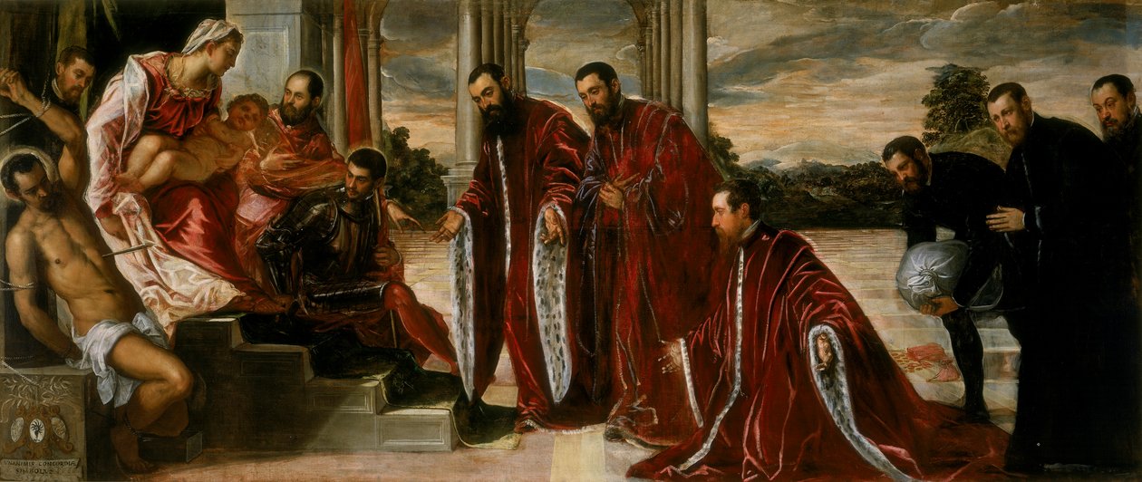Pénztárosok Madonnája, 1567 alkotó: Jacopo Robusti Tintoretto