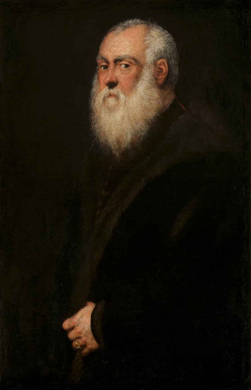Férfi fehérszakállal, c. 1570 alkotó: Jacopo Robusti Tintoretto