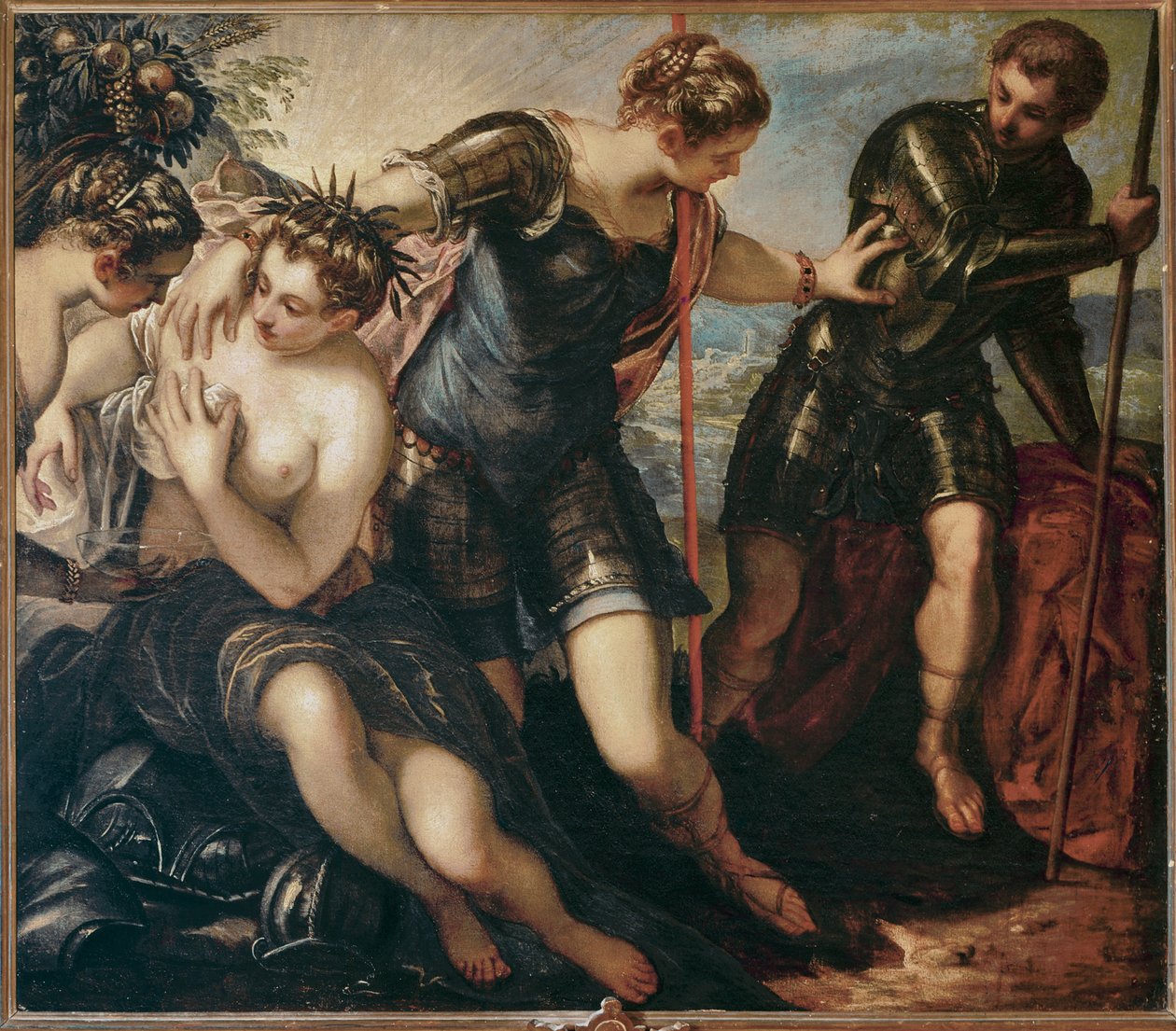 Minerva elűzi a Marsot, 1576 körül (olaj, vászon) alkotó: Jacopo Robusti Tintoretto