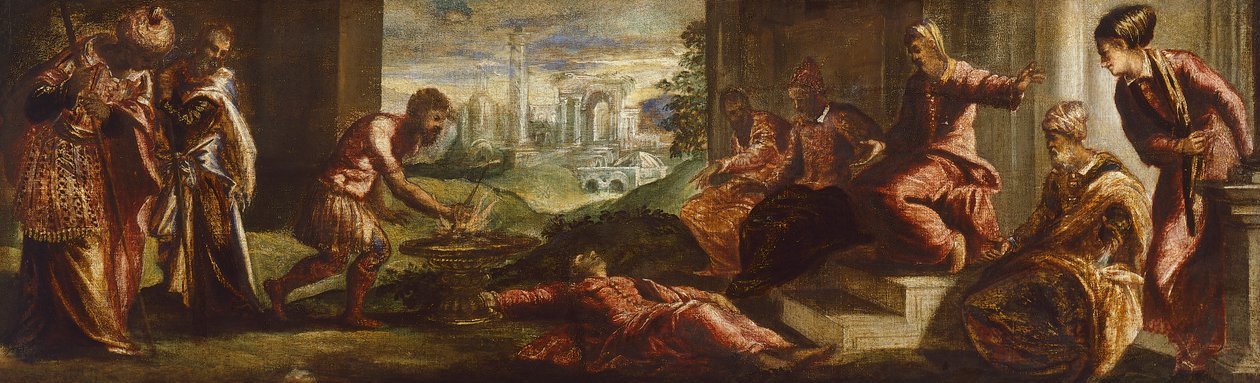 Mucius Scaevola alkotó: Jacopo Robusti Tintoretto