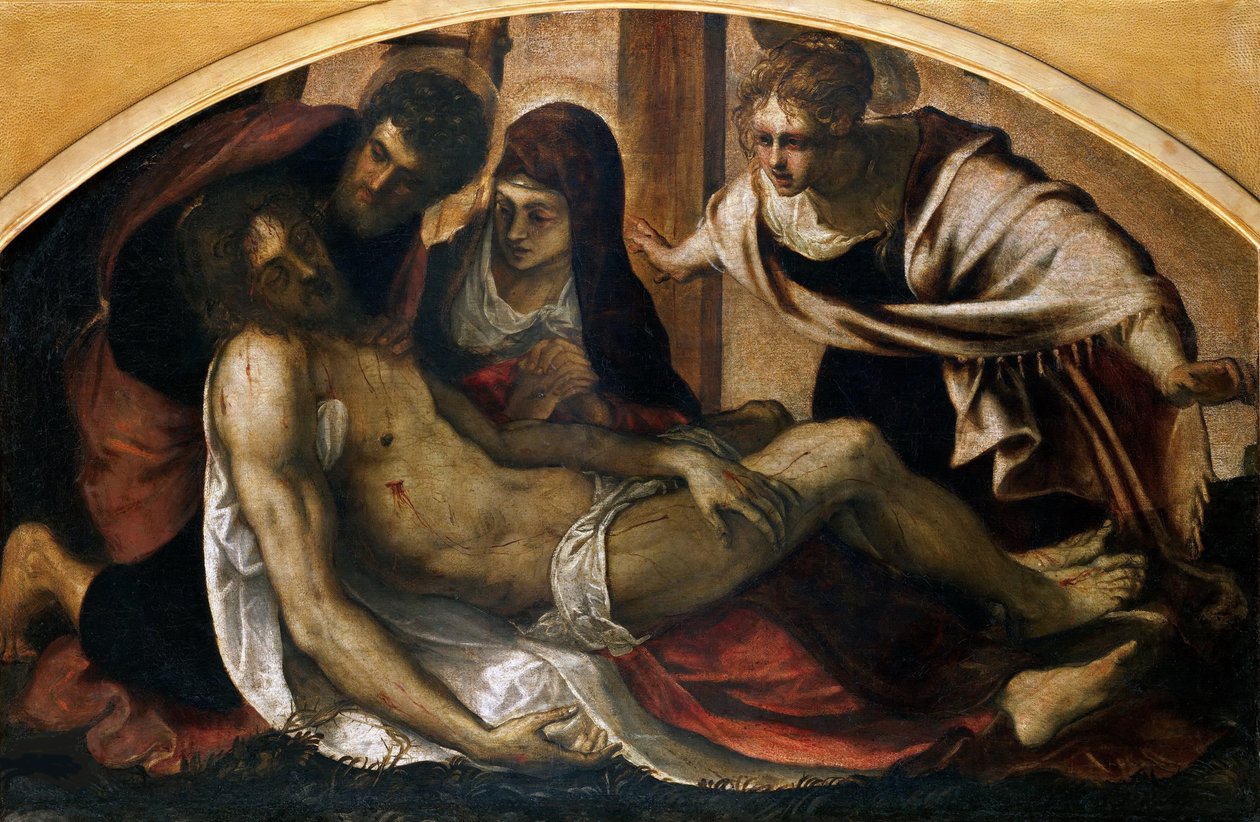 Pietà, 1563. alkotó: Jacopo Robusti Tintoretto