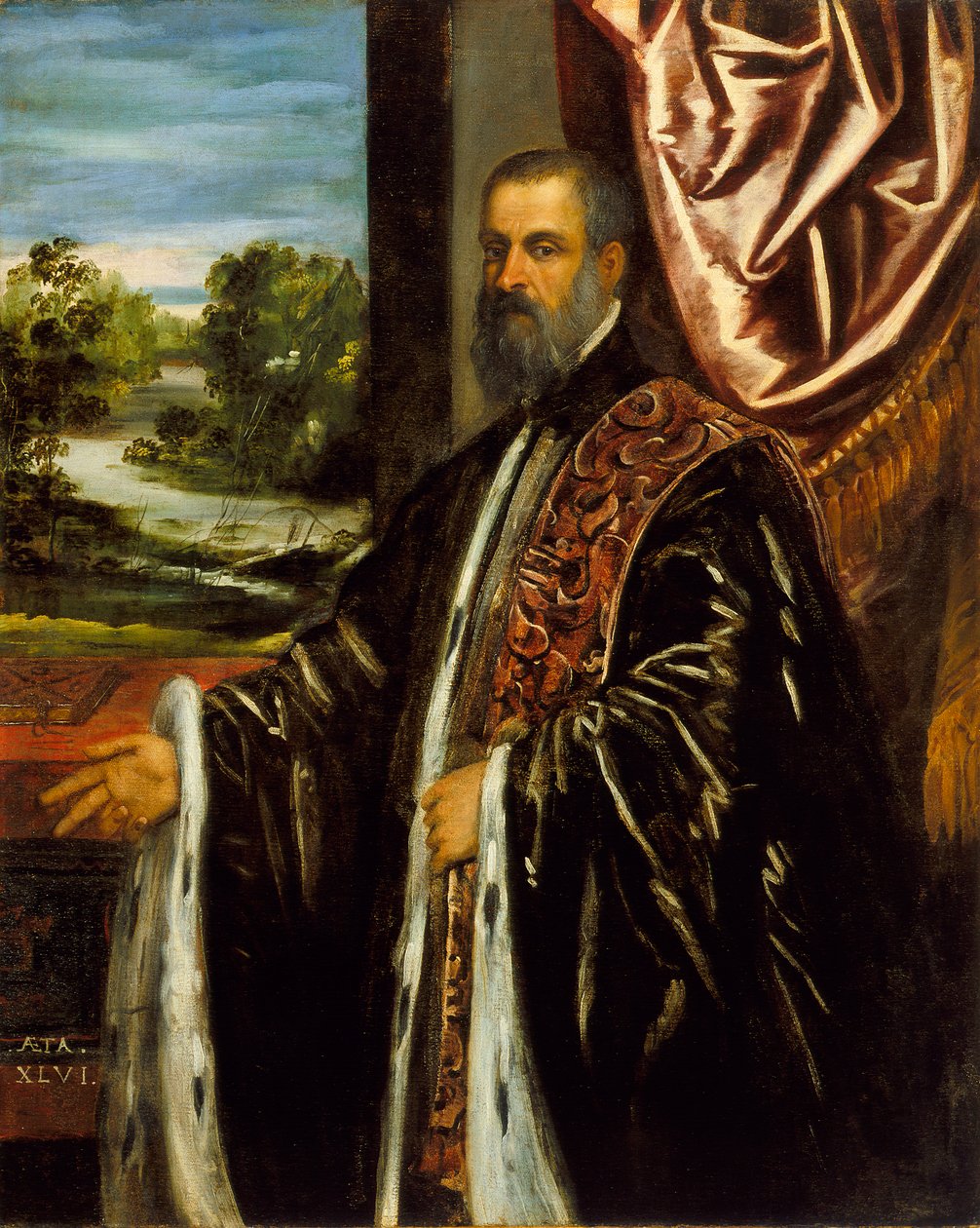 Marino Grimani portréja, 1578 alkotó: Jacopo Robusti Tintoretto