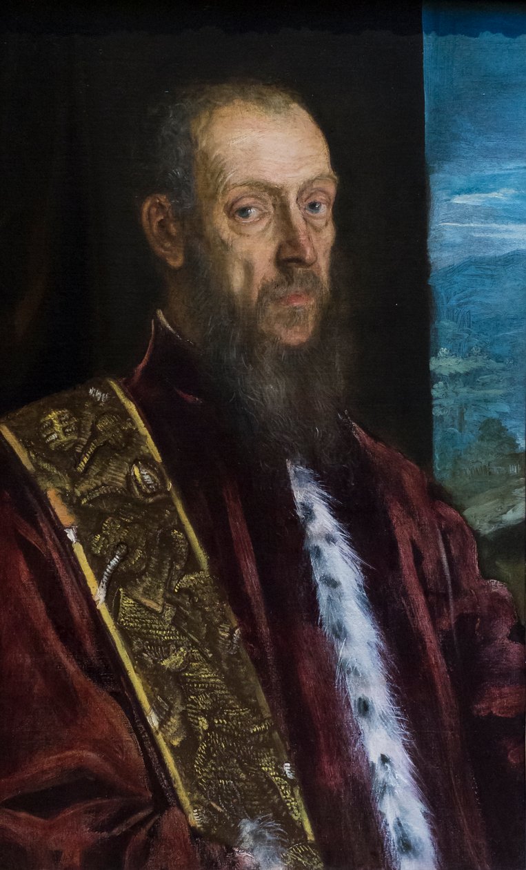 Vincenzo Morosini portréja, 1575-80 körül (olaj, vászon) alkotó: Jacopo Robusti Tintoretto