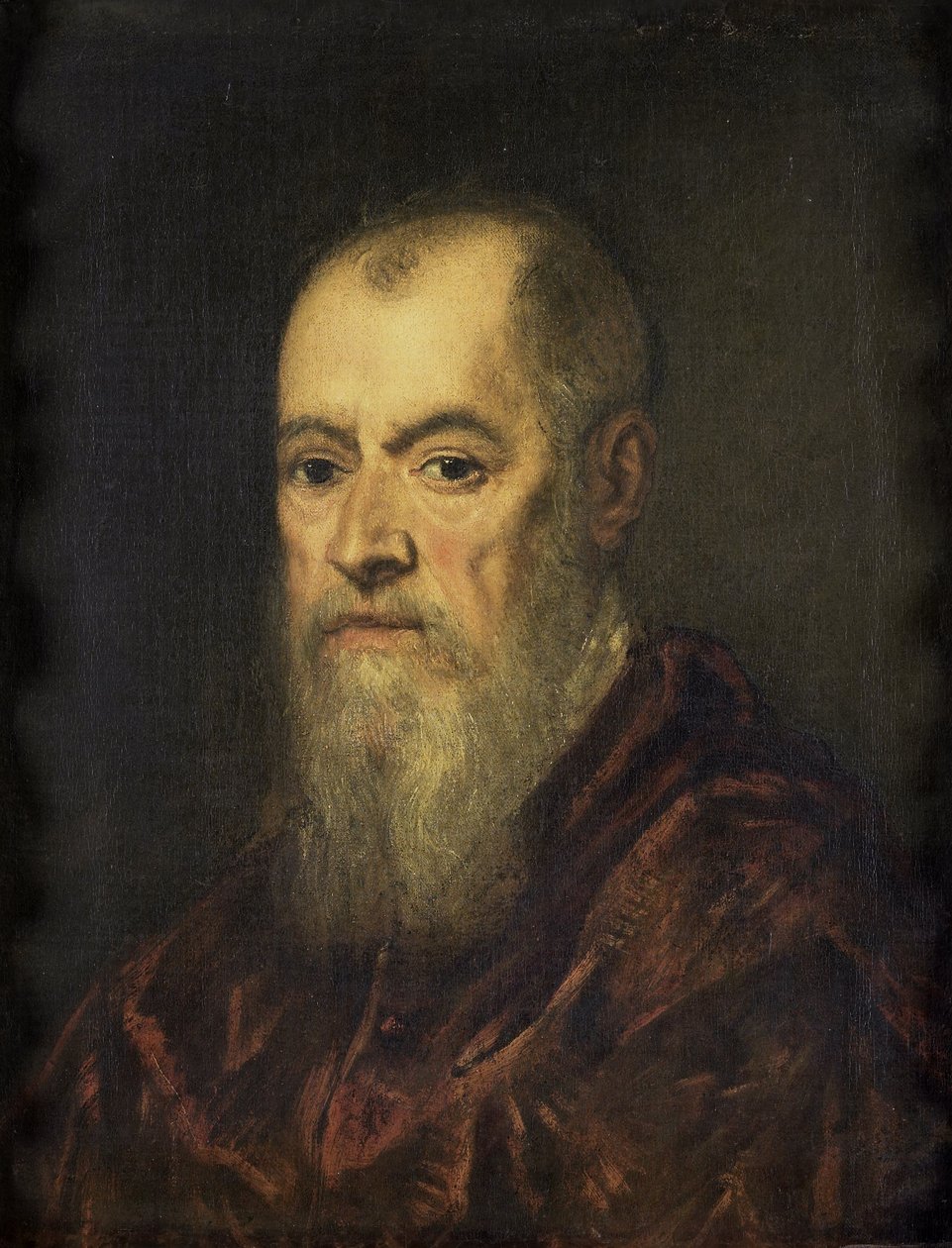 Vörös köpenyes férfi portréja, 1555-80 alkotó: Jacopo Robusti Tintoretto