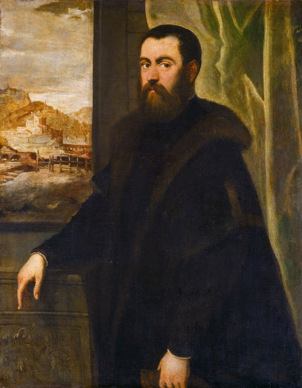 Egy velencei szenátor portréja, 1570 körül alkotó: Jacopo Robusti Tintoretto
