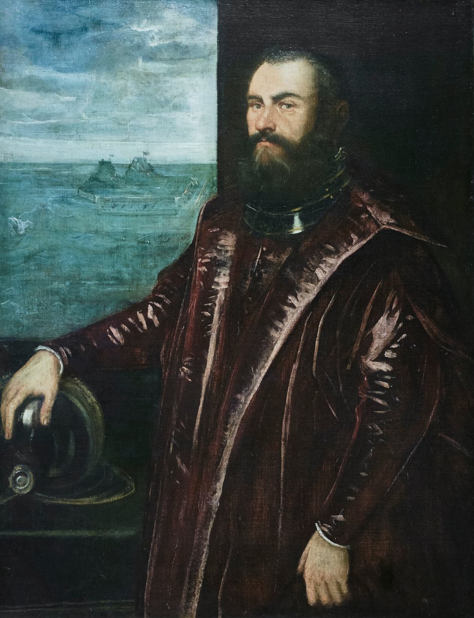 Egy velencei admirális portréja alkotó: Jacopo Robusti Tintoretto