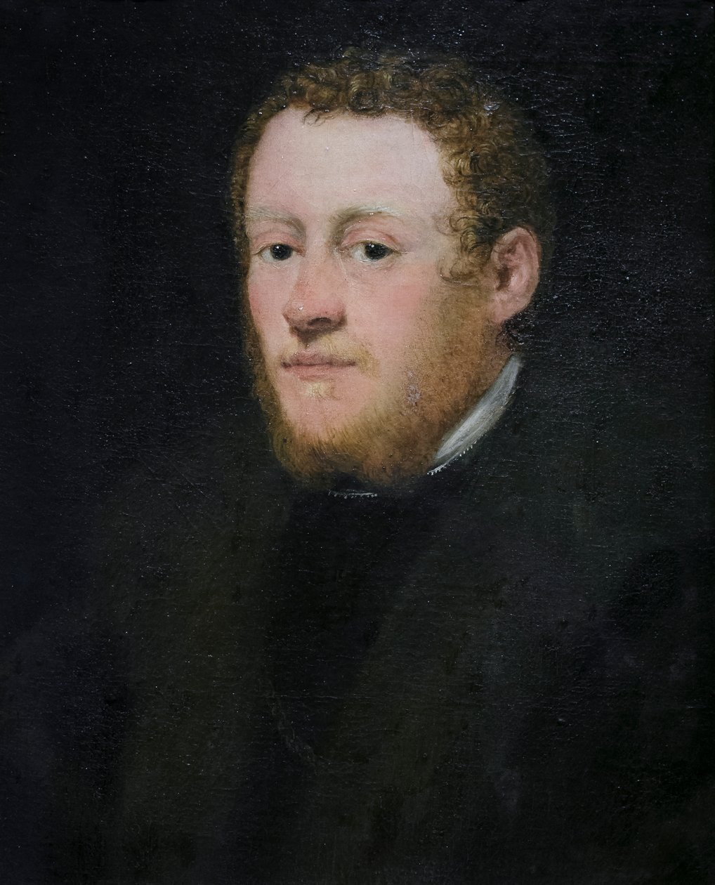 Egy vörös hajú fiatal férfi portréja alkotó: Jacopo Robusti Tintoretto