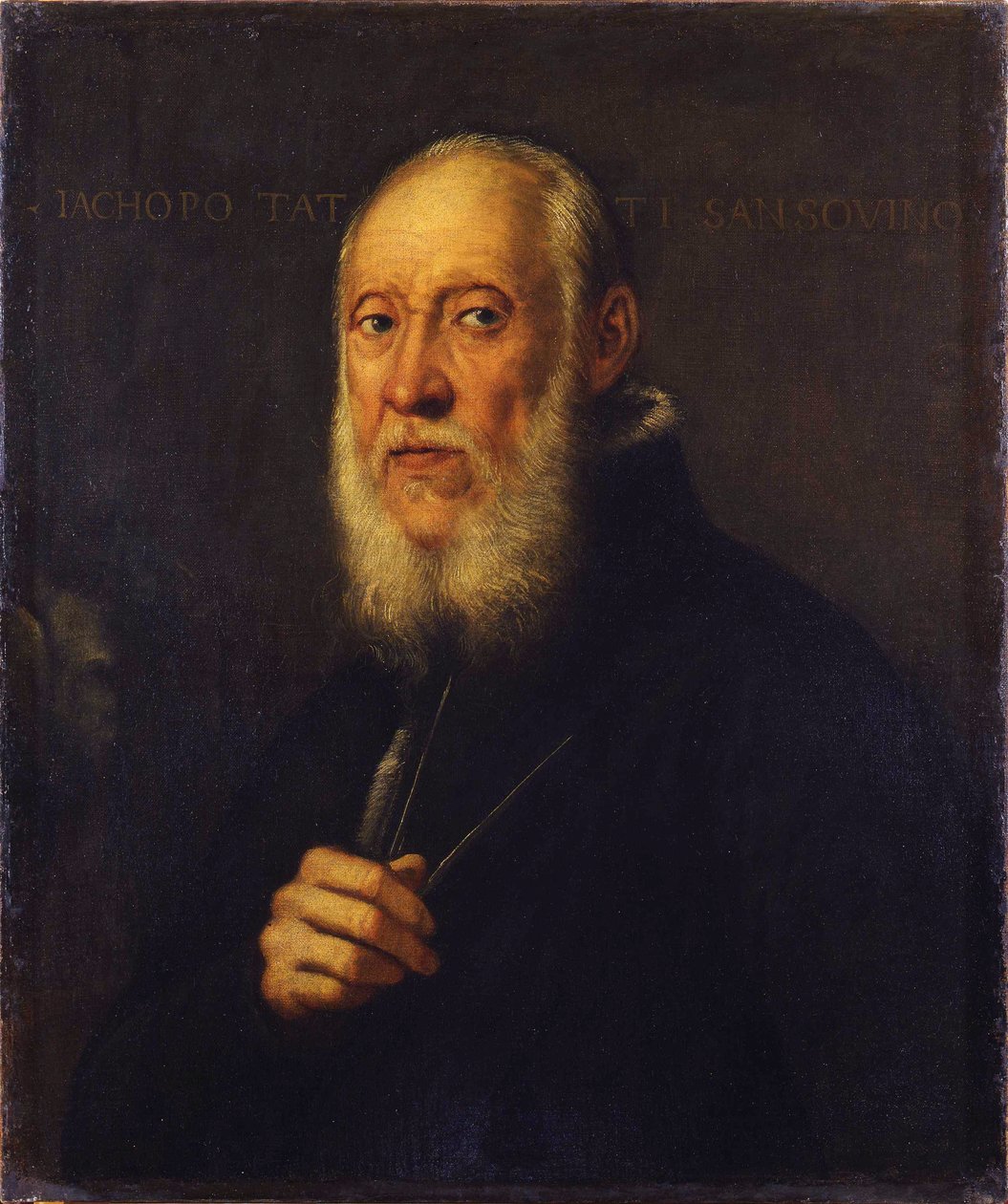 Jacopo Sansovino szobrász portréja 1486-1570 alkotó: Jacopo Robusti Tintoretto