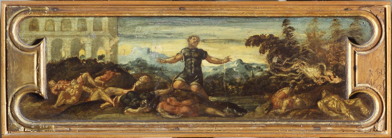 Sámson. alkotó: Jacopo Robusti Tintoretto