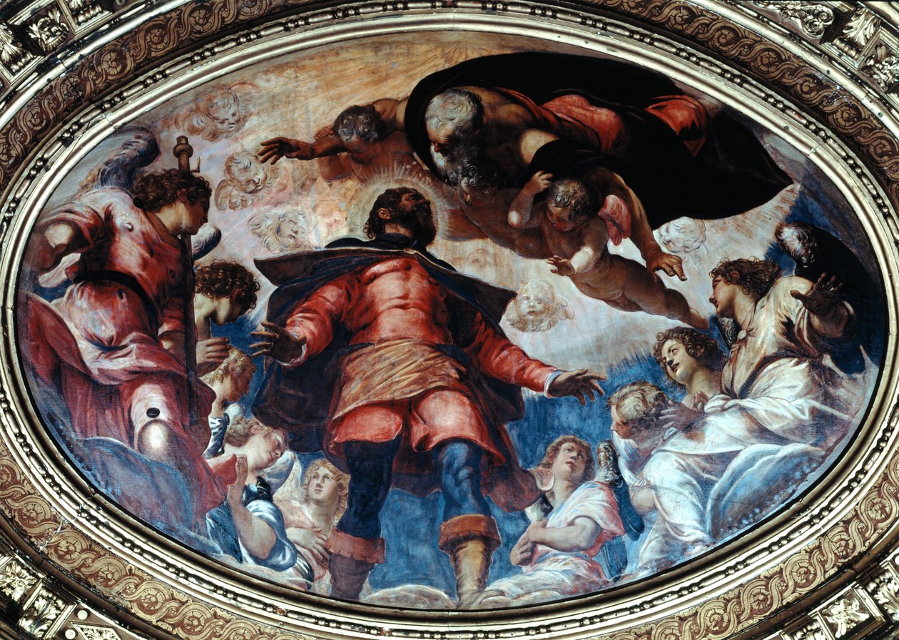 San Rocco in Glory, 1564. alkotó: Jacopo Robusti Tintoretto