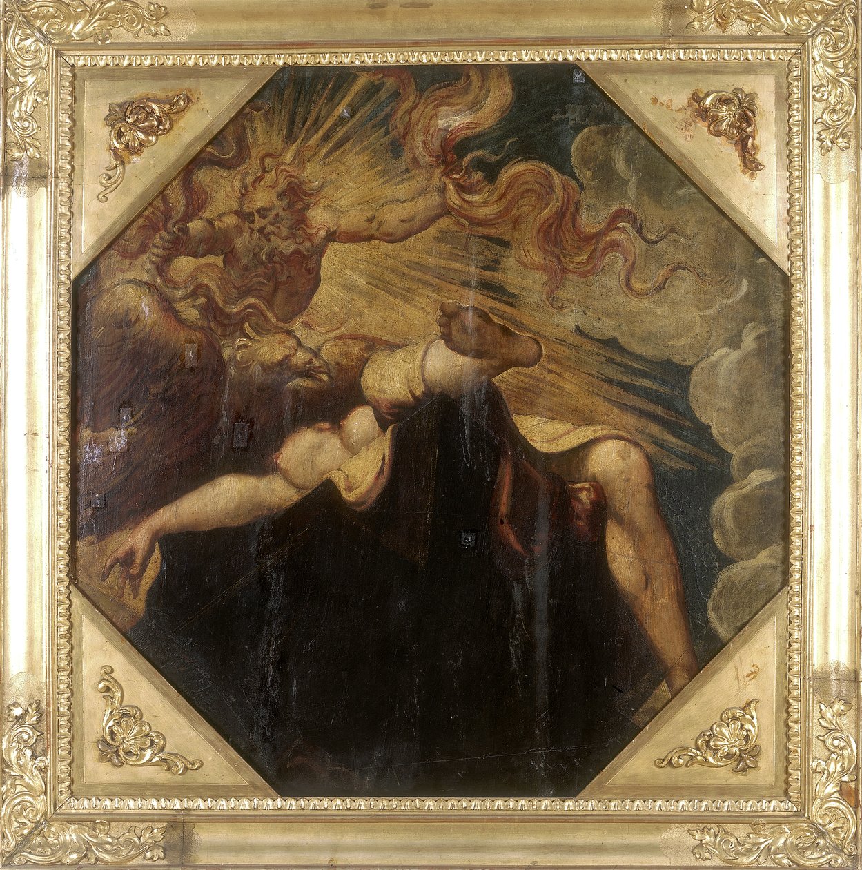 Semele a Jupiter által elégetett, 1541 körül (lásd még: 2384621) alkotó: Jacopo Robusti Tintoretto
