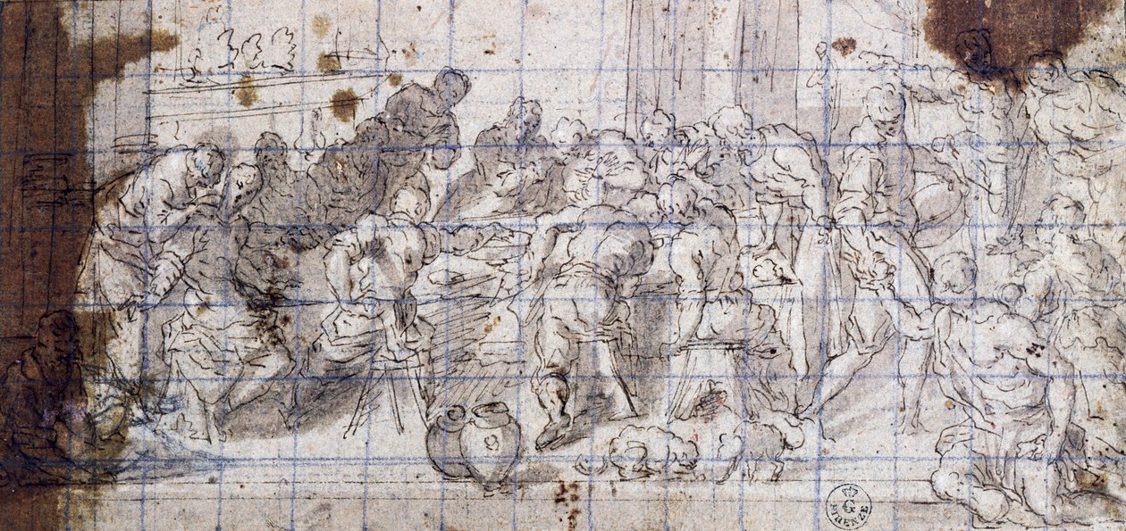 Házasságtanulmány Kánában alkotó: Jacopo Robusti Tintoretto