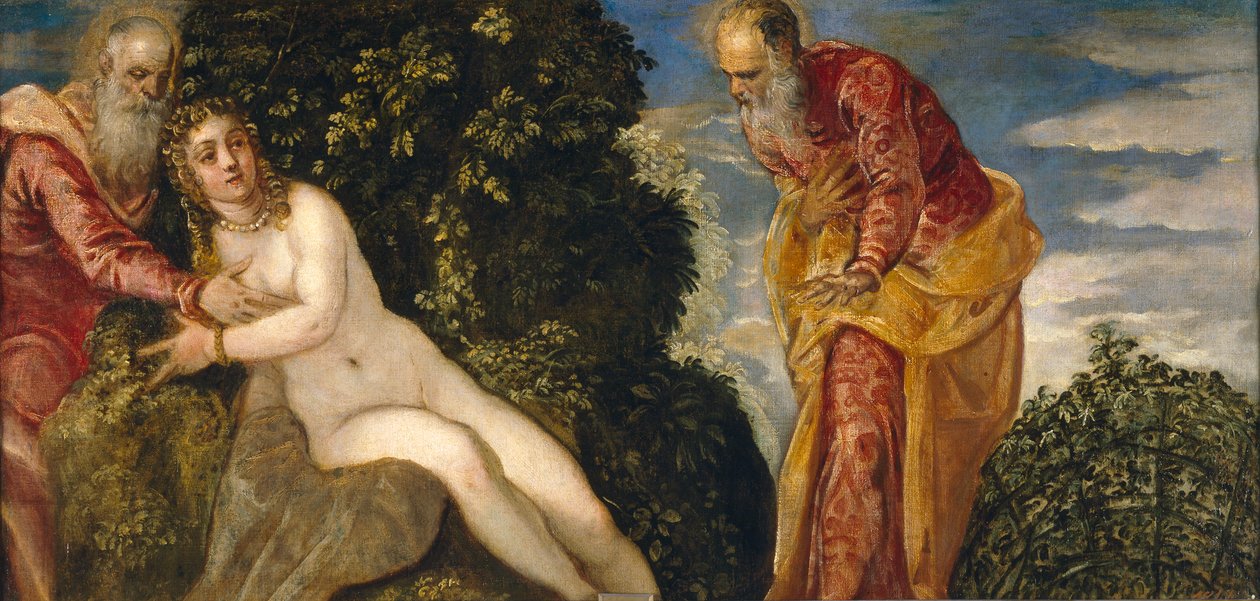 Susanna és a vének alkotó: Jacopo Robusti Tintoretto