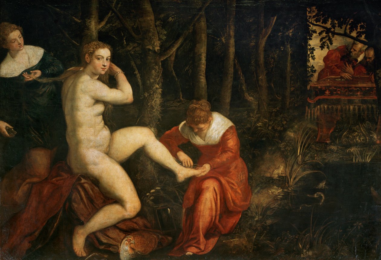 Suzanne au bain - Susanna a kádban ... alkotó: Jacopo Robusti Tintoretto