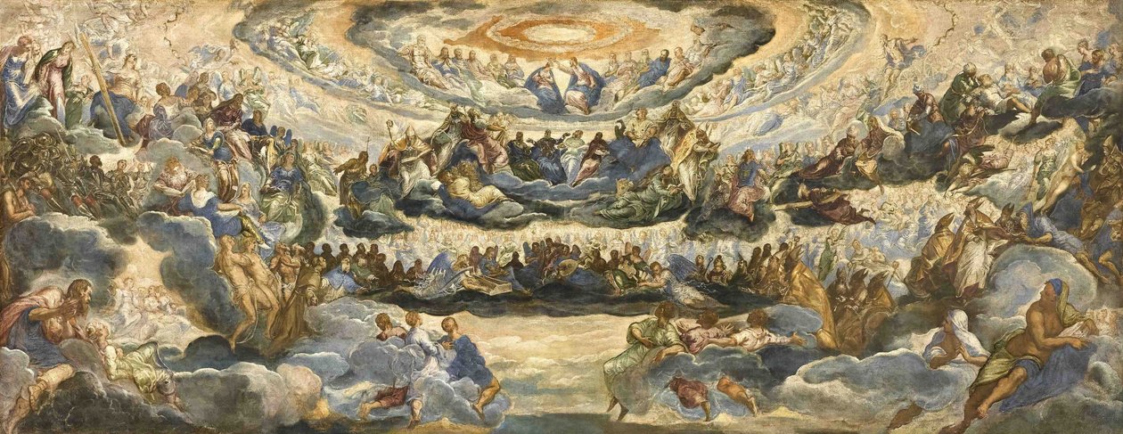 A Szűz Paradicsom megkoronázása alkotó: Jacopo Robusti Tintoretto