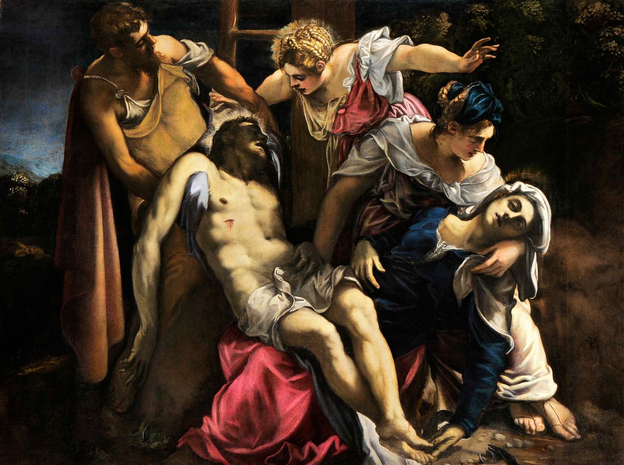 A lerakódás, 1562 körül. alkotó: Jacopo Robusti Tintoretto
