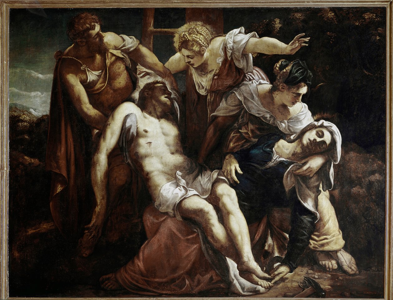 The Deposition of Christ, 1559 körül (olaj, vászon) alkotó: Jacopo Robusti Tintoretto