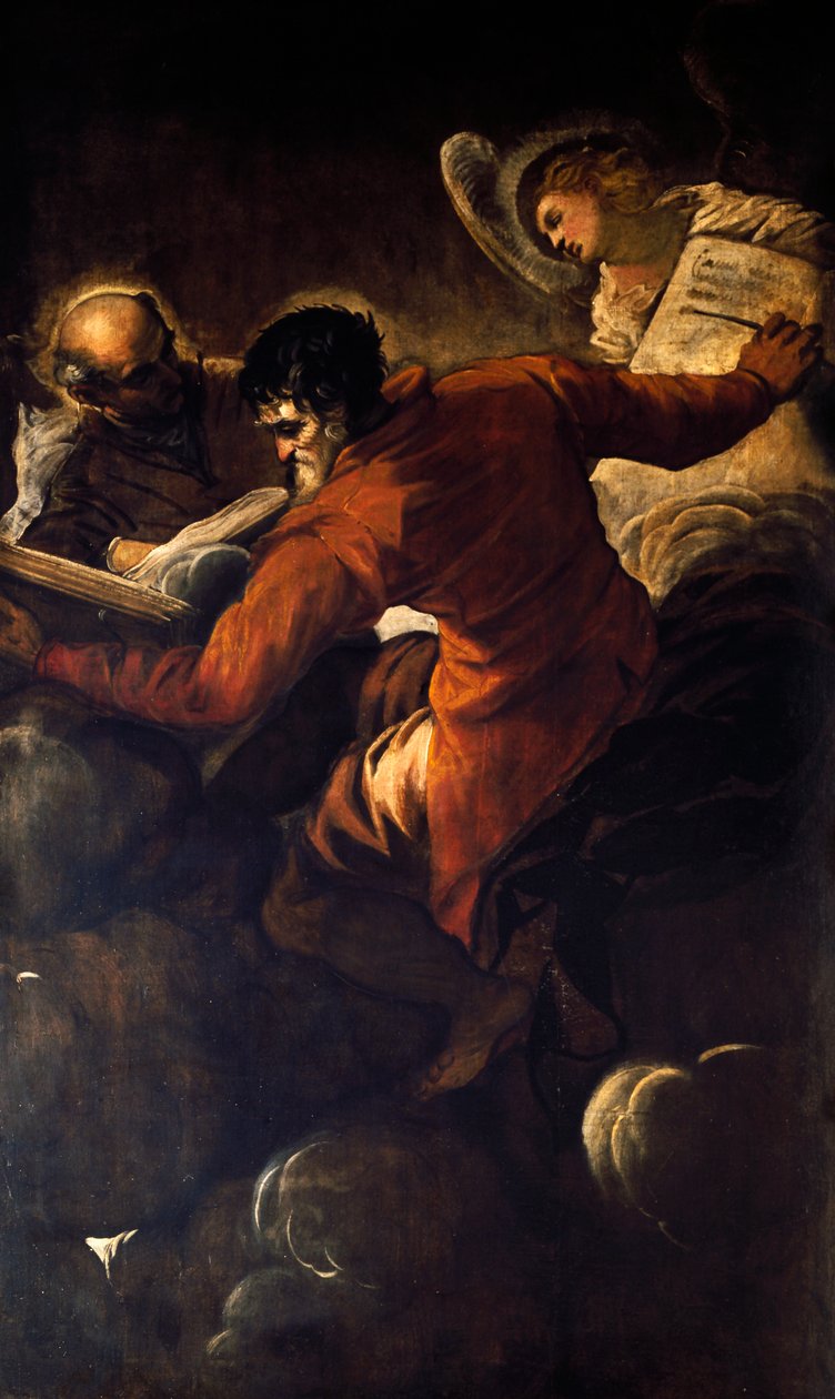 Lukács és Máté evangélisták alkotó: Jacopo Robusti Tintoretto