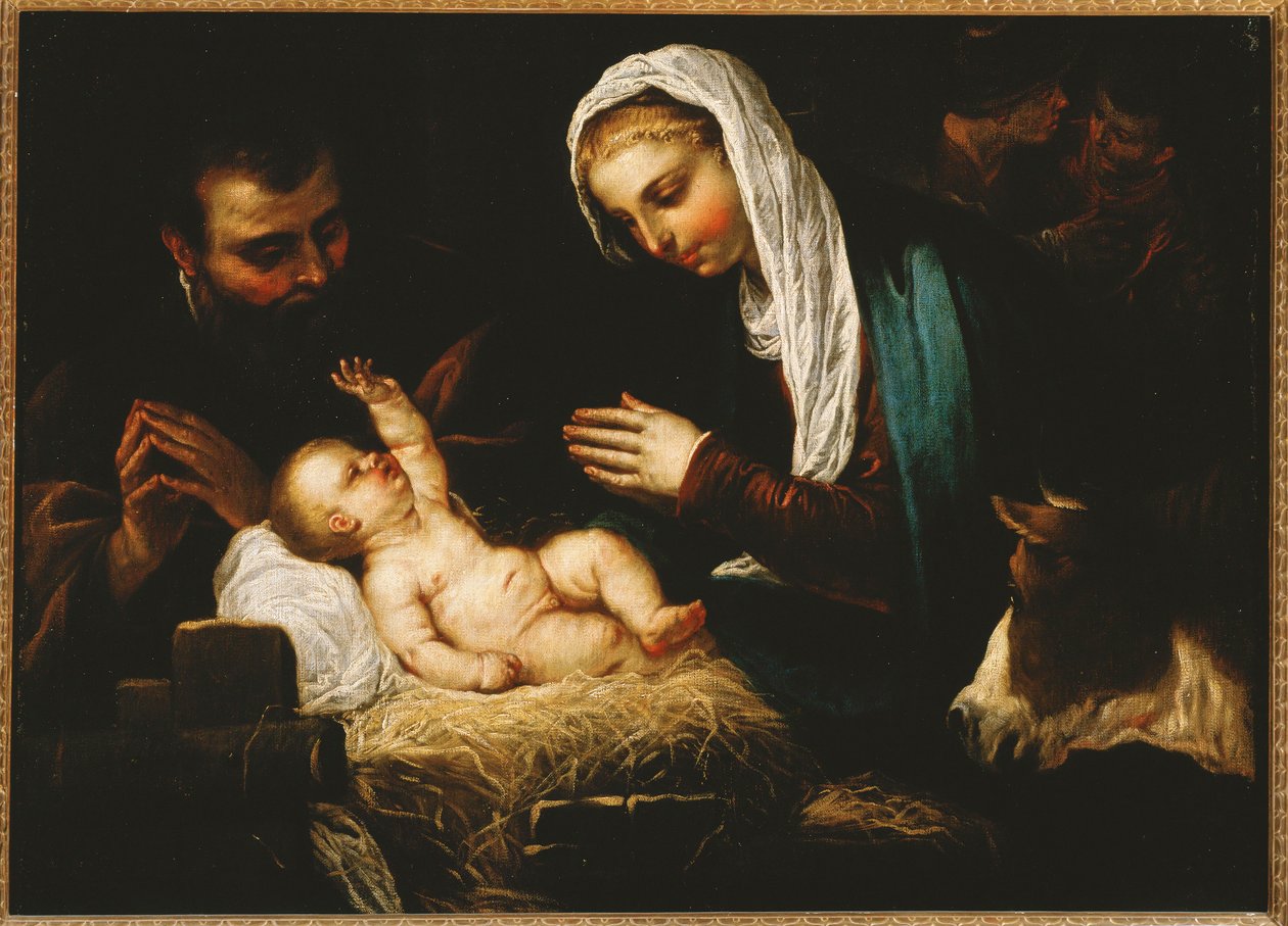 A Szent Család ... (festmény vászonra) alkotó: Jacopo Robusti Tintoretto