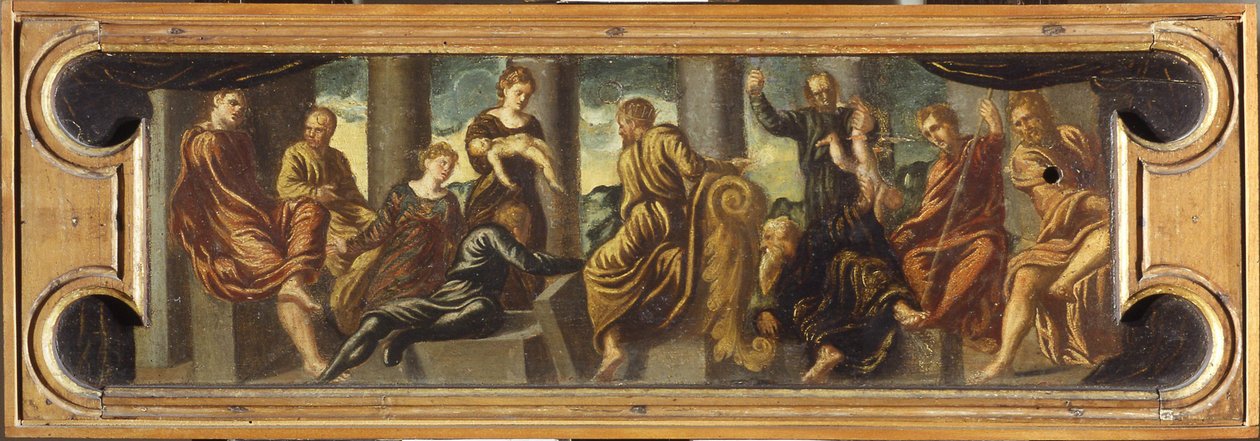 Salamon ítélete. alkotó: Jacopo Robusti Tintoretto