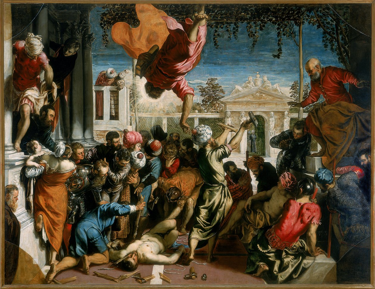 Szent Márk rabszolgát szabadító csodája, 1548 alkotó: Jacopo Robusti Tintoretto