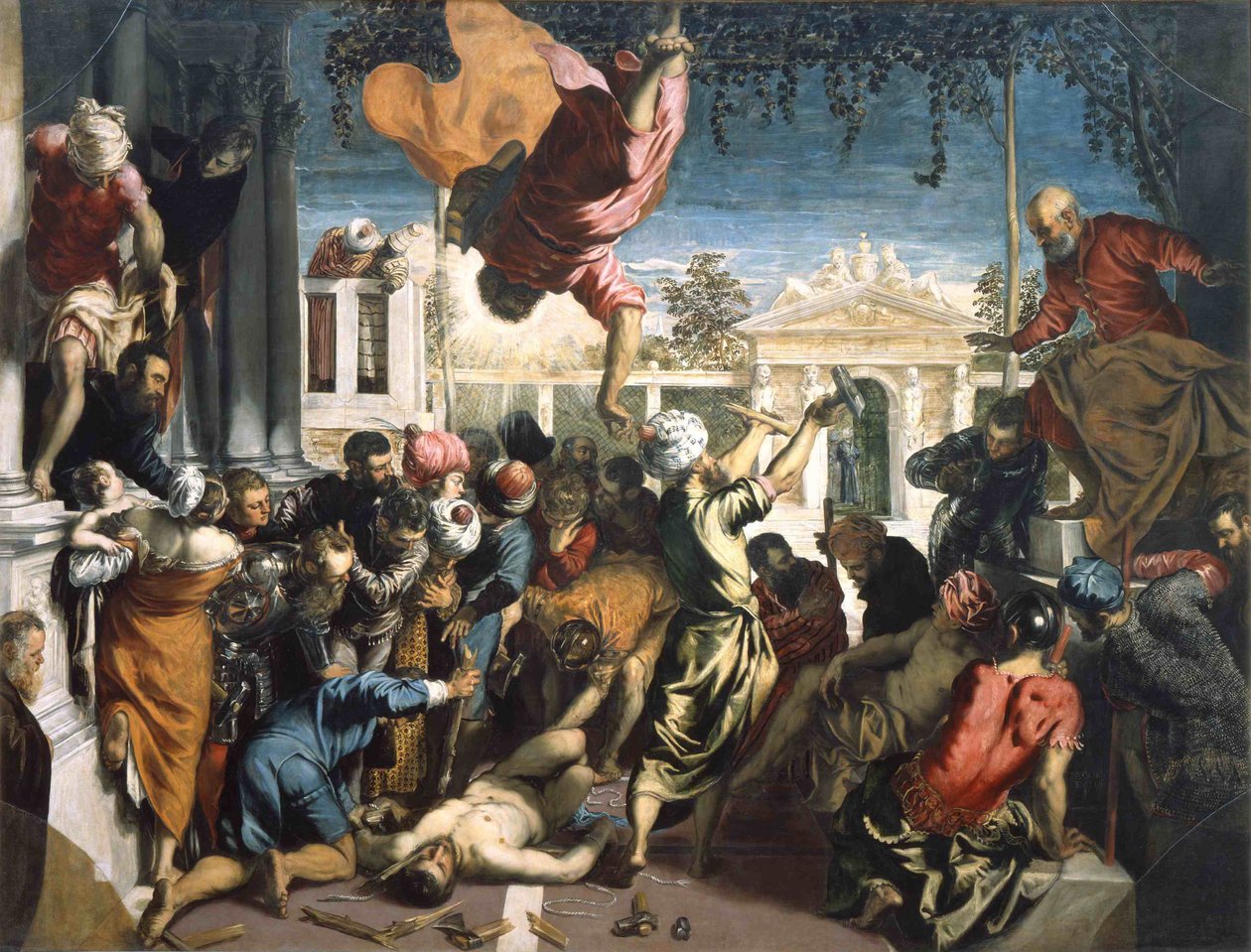 A rabszolga csodája Szent Márk csodája alkotó: Jacopo Robusti Tintoretto