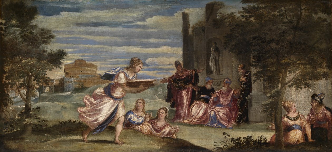 Tuccia megpróbáltatása, 1555 körül (olaj, vászon) alkotó: Jacopo Robusti Tintoretto