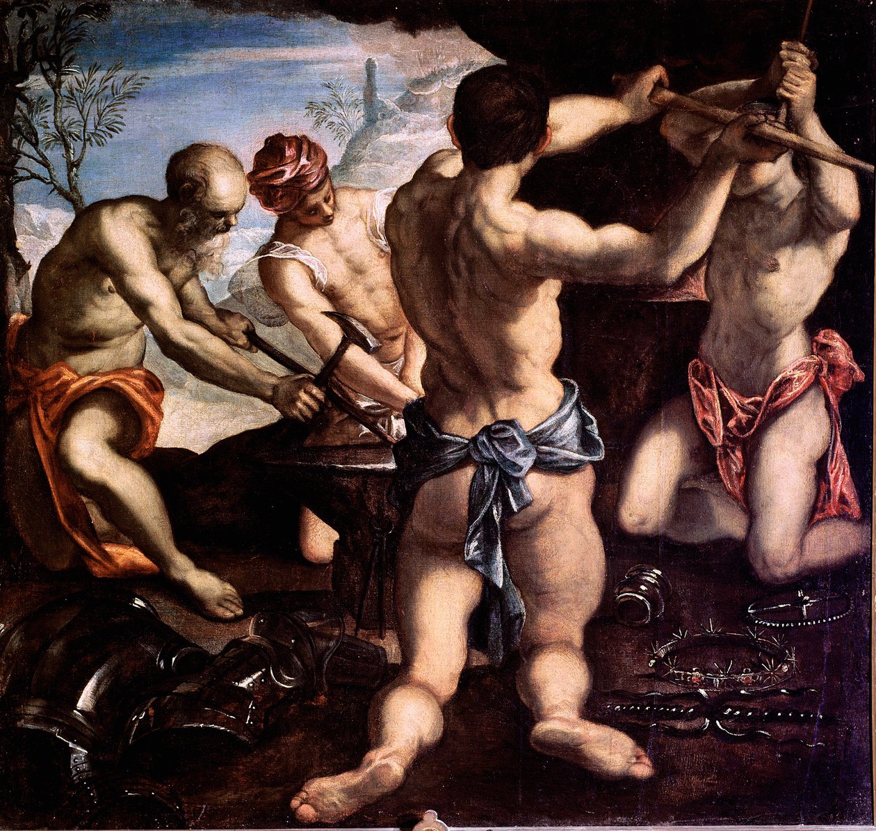 A vulkáni festészet kovácsa, Jacopo Robusti dit il Tintoretto alkotó: Jacopo Robusti Tintoretto