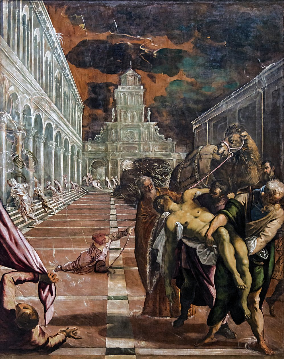 Szent Márk testének szállítása alkotó: Jacopo Robusti Tintoretto