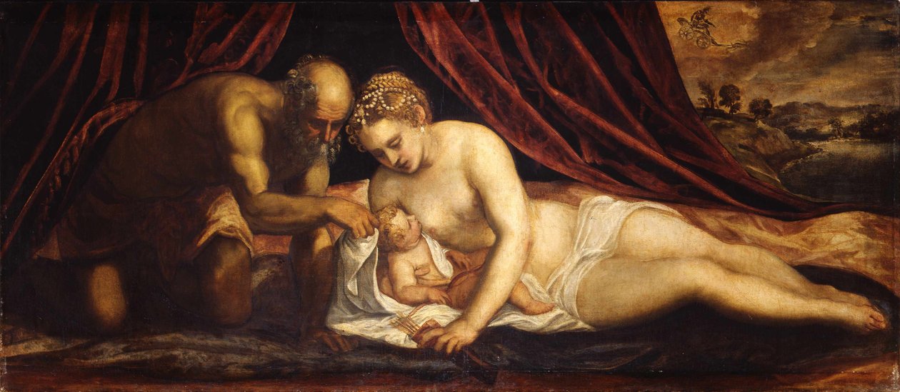 Vénusz, Vulkán és Ámor alkotó: Jacopo Robusti Tintoretto