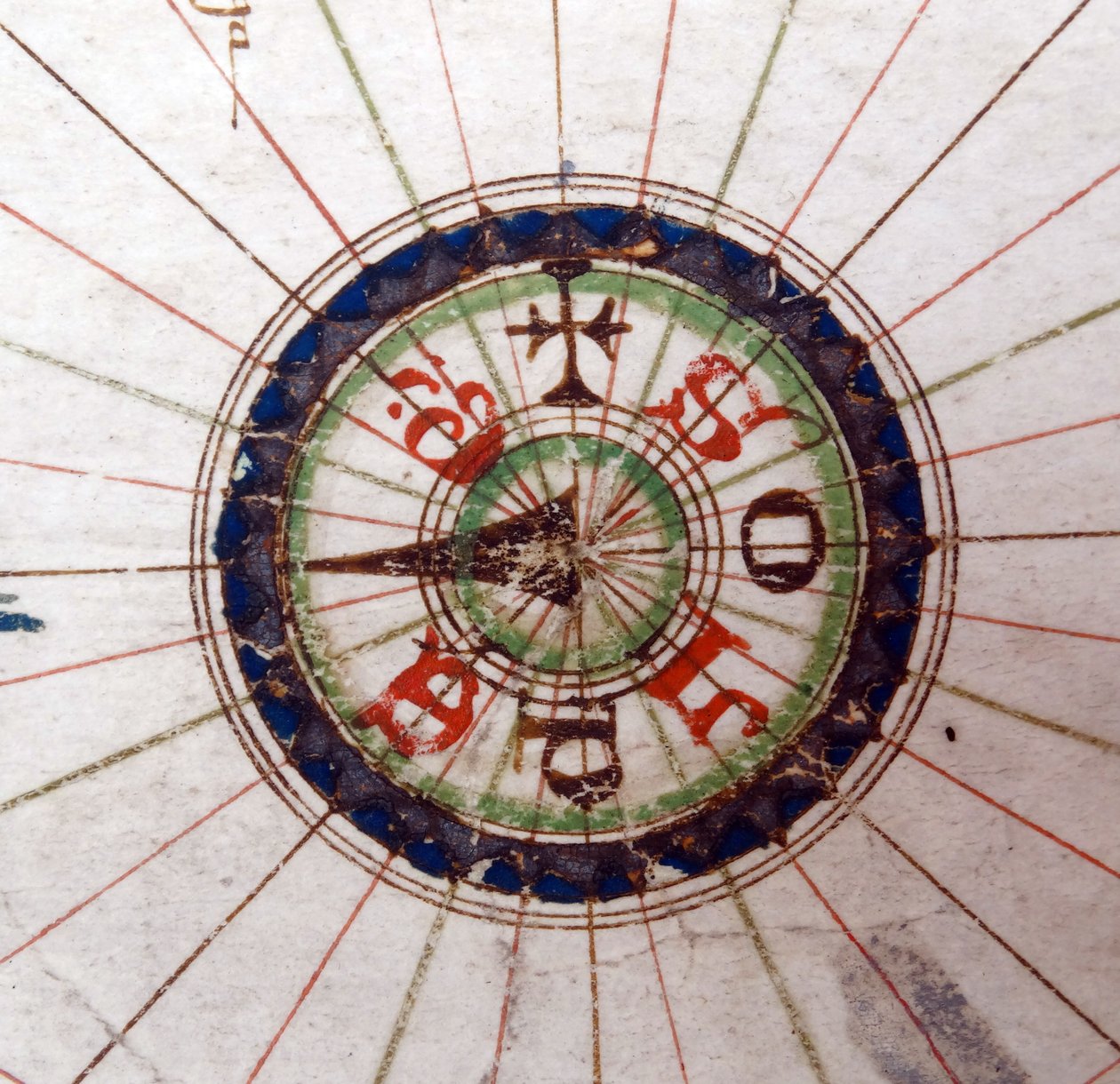 Iránytű, Európa reneszánsz térképe, Jacopo Russo (utána) 1528 alkotó: Jacopo Russo