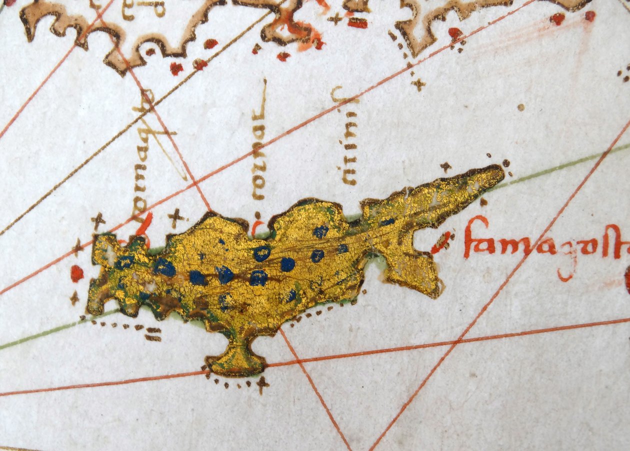 Ciprus, Európa reneszánsz térképe, Jacopo Russo (utána), 1528 alkotó: Jacopo Russo