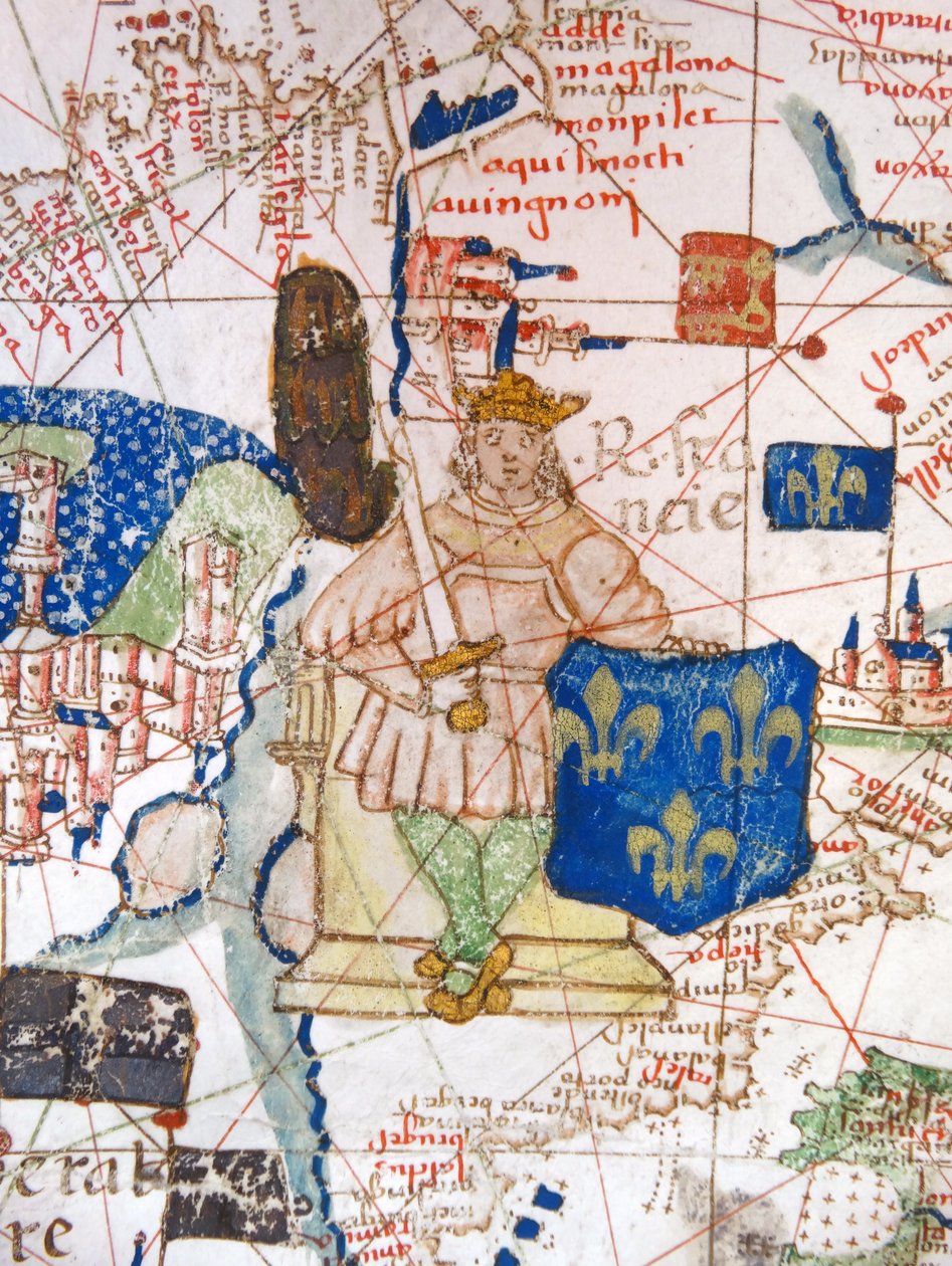 Európa reneszánsz térképe, Jacopo Russo, (1528 után). alkotó: Jacopo Russo