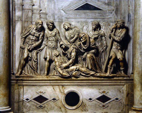 Egy vízbe fulladt lány feltámadása alkotó: Jacopo Sansovino