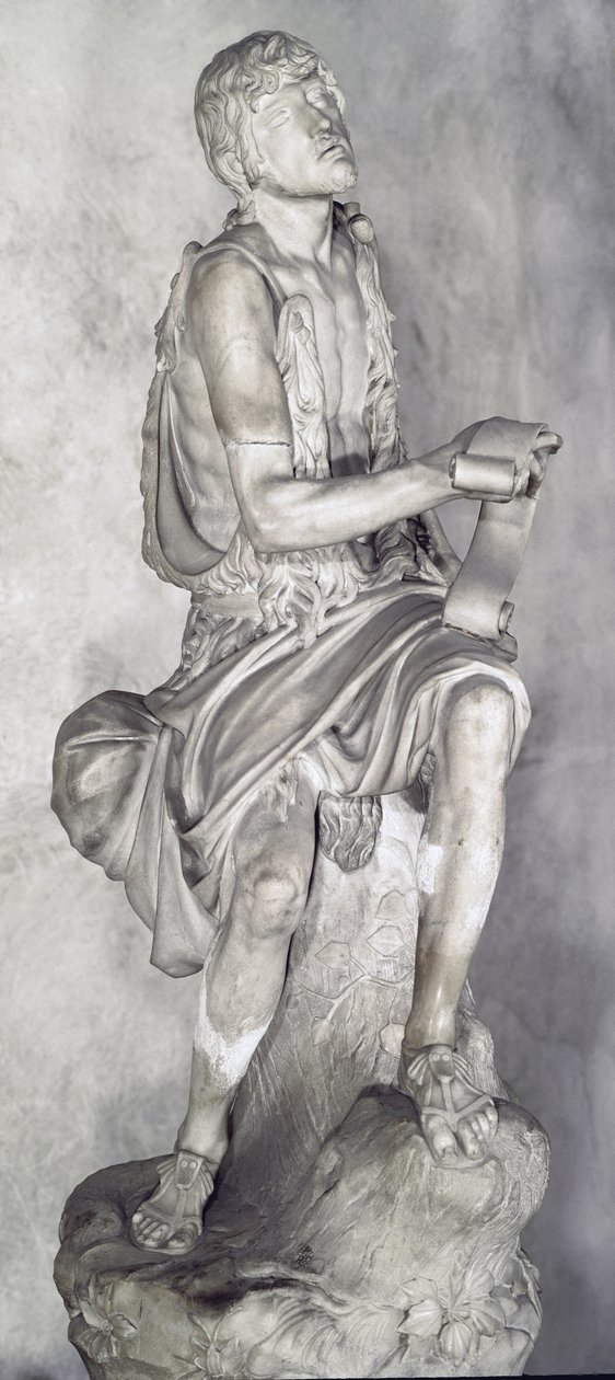 Keresztelő Szent János (márvány szobor alkotó: Jacopo Sansovino