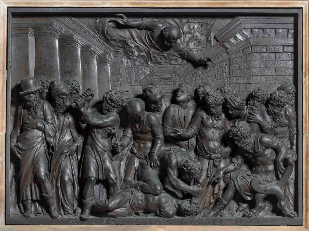 A rabszolga csodája Szent Márk csodája, 1541. alkotó: Jacopo Sansovino