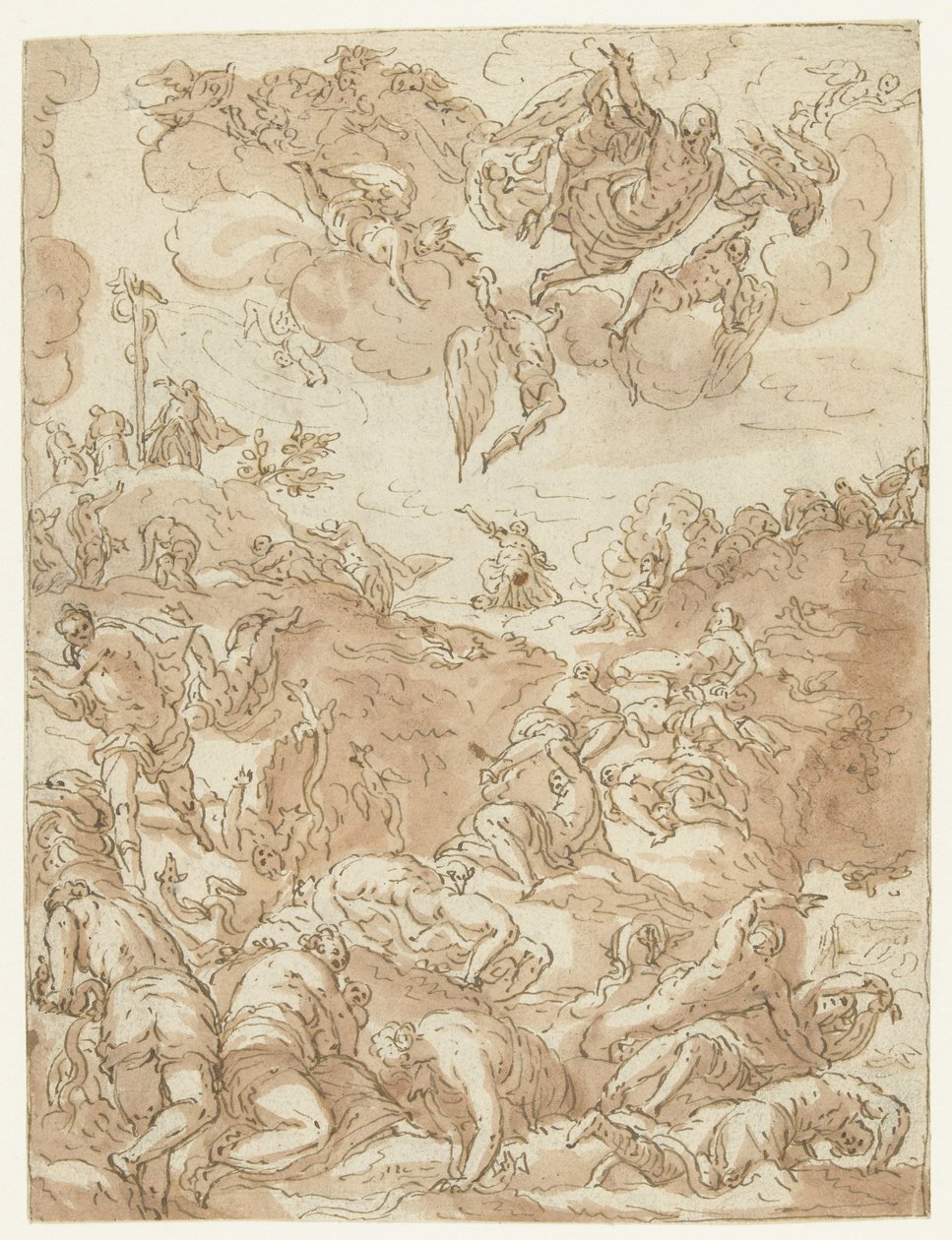 A rézkígyó felállítása alkotó: Jacopo Tintoretto